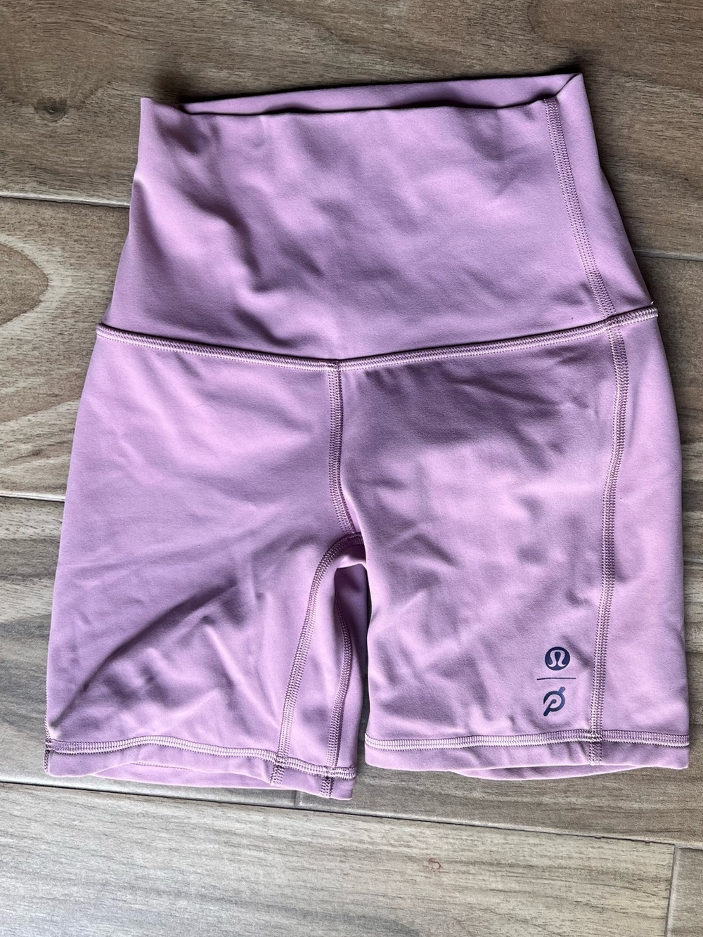 lululemon athletica Pink High-Waist Bike Shorts
